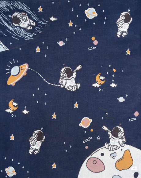 Cozy Knit Baby Blanket - Outerspace