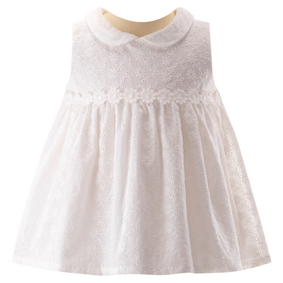 Daisy Trim Eyelet Top front