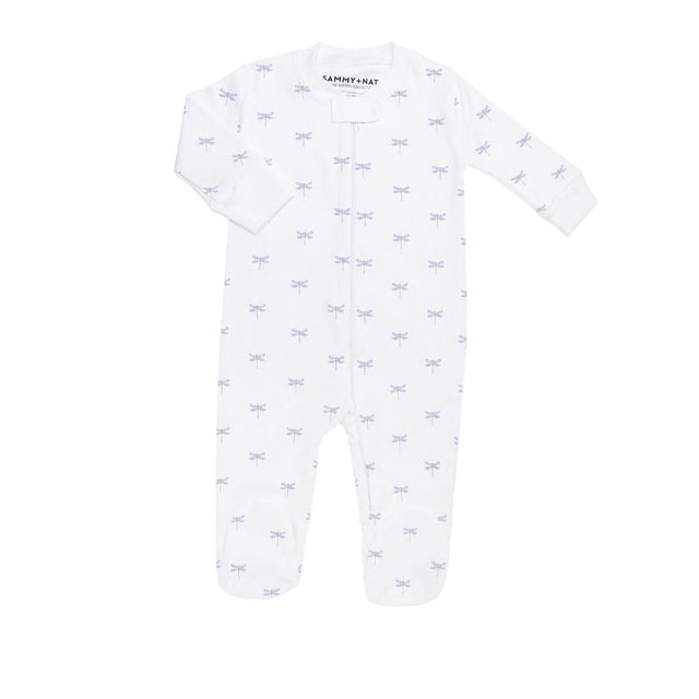 Dragon Fly Pima Zipper romper