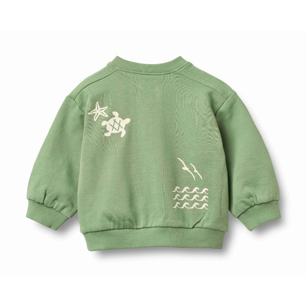 Elliot Sweatshirt in Jade Green