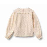 Flora Long Sleeve Shirt in Almond Peach
