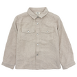 beige corduroy jacket on white background 