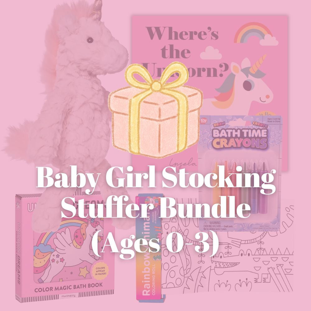 Baby Girl Stocking Stuffer Bundle - (Ages 0-3)