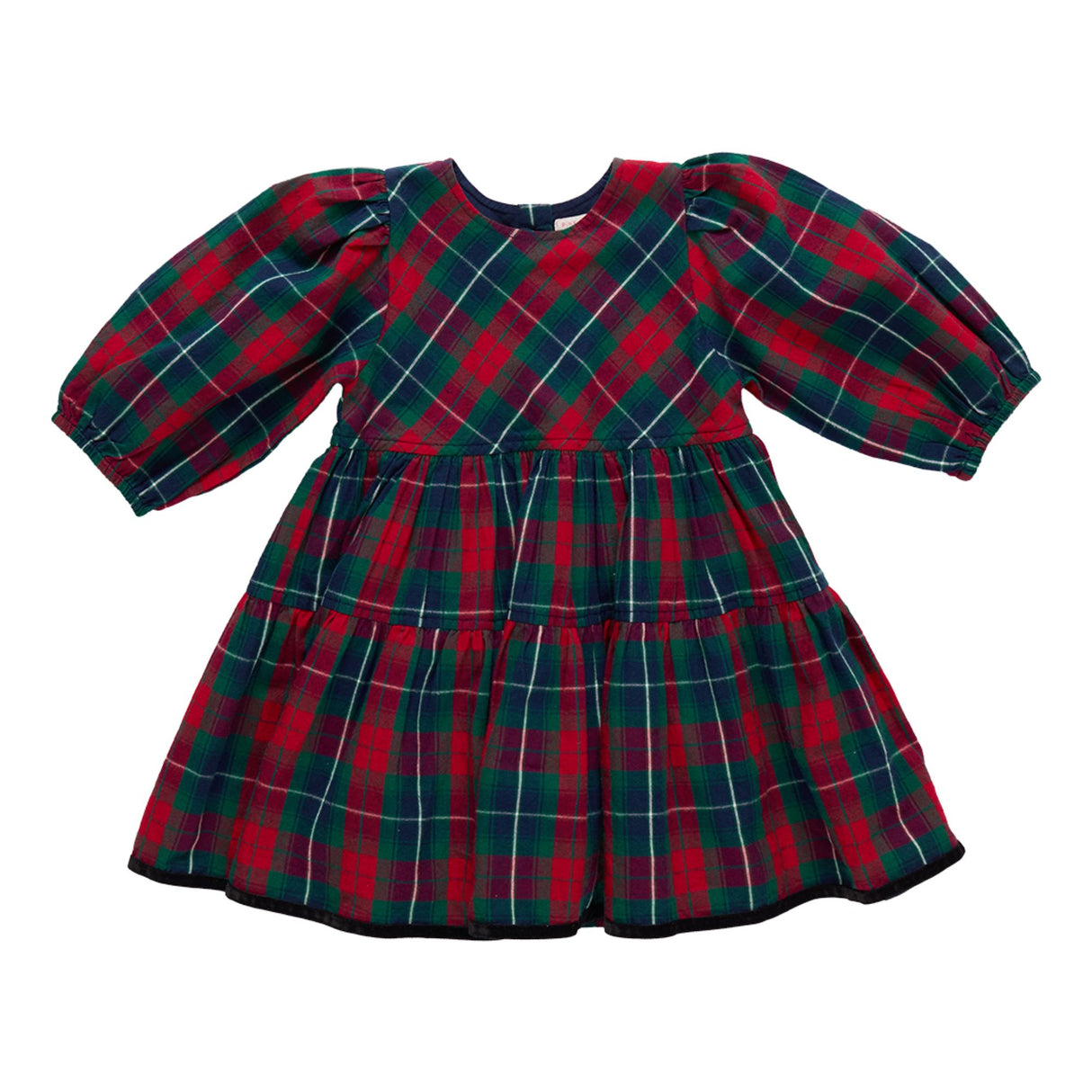 Maribelle Dress - Red Tartan
