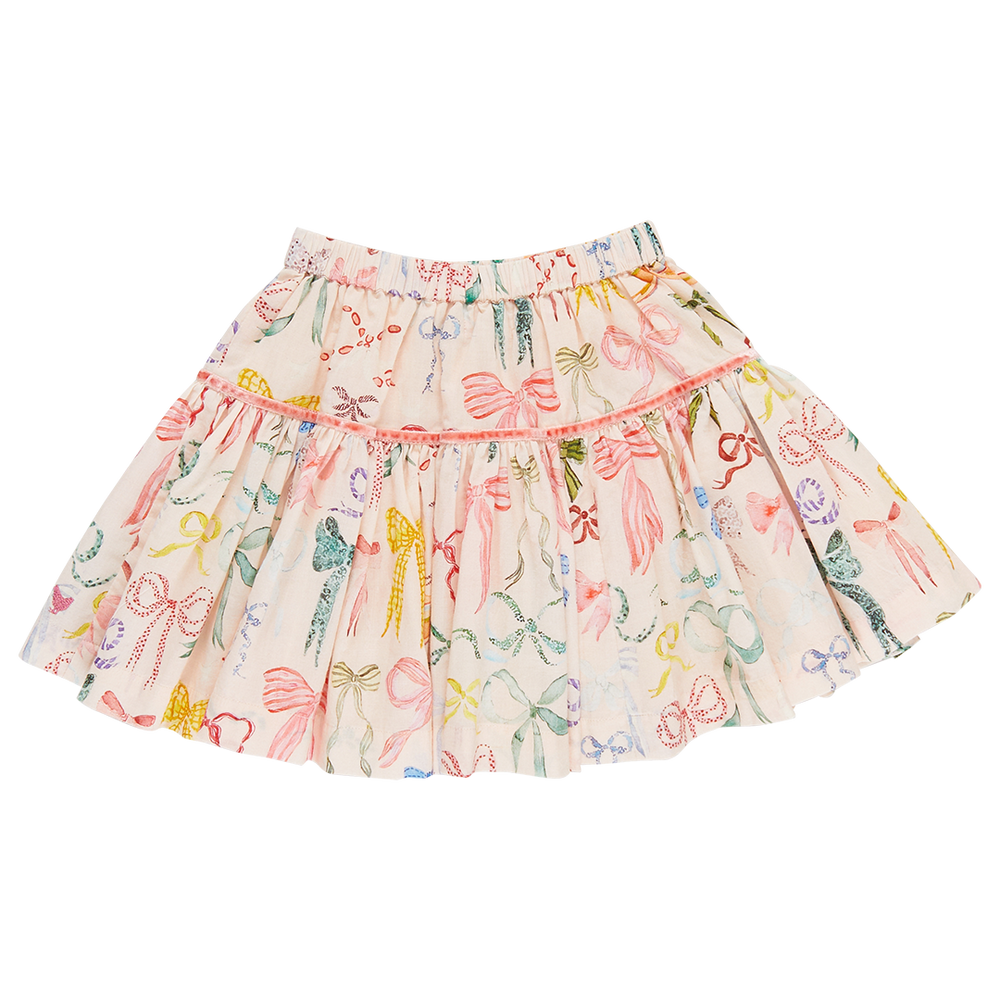 Maribelle Skirt - Watercolor Bows back