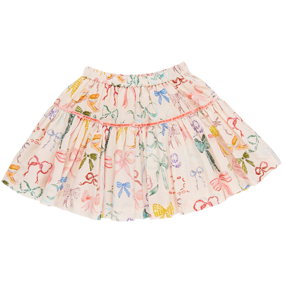 Maribelle Skirt - Watercolor Bows front