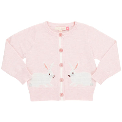 Maude Rabbit Sweater - Light Pink front