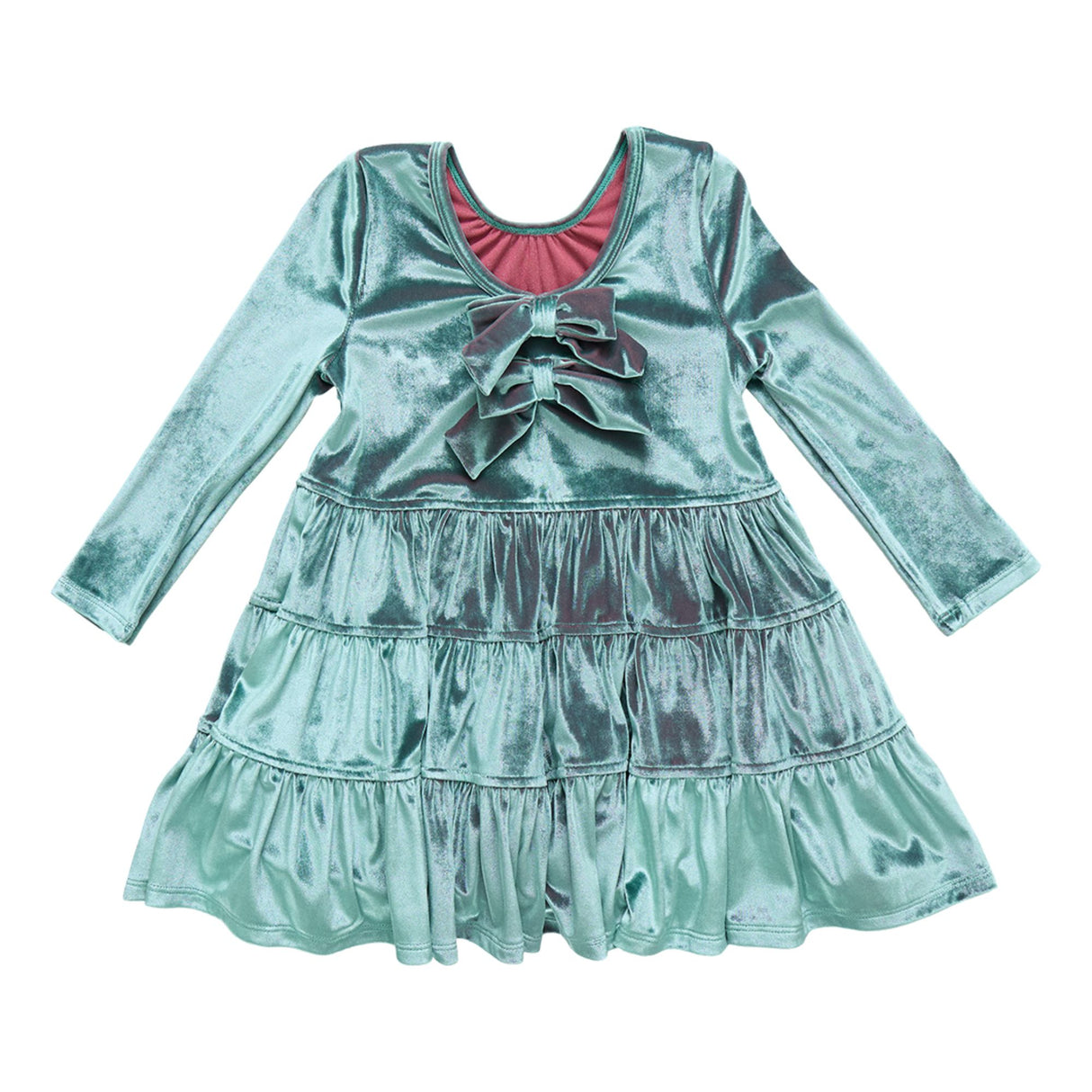 Pearl Dress - Teal Velour