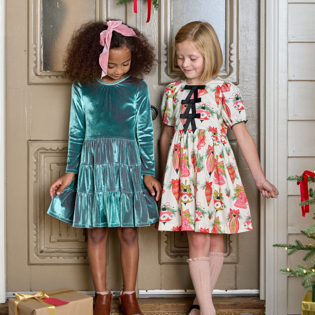 Pearl Dress - Teal Velour