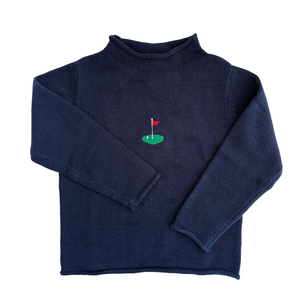 Golf Rollneck Sweater in Navy