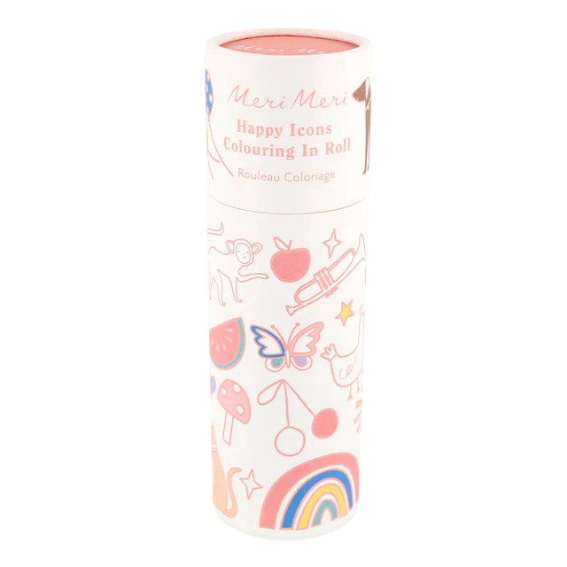 Coloring roll on white background