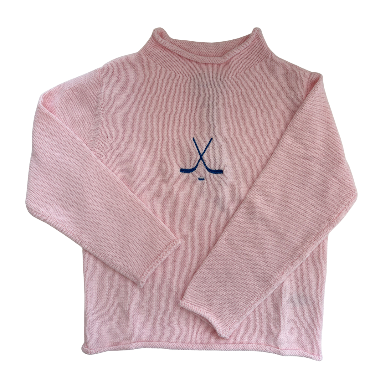 Hockey Rollneck Sweater in Pink