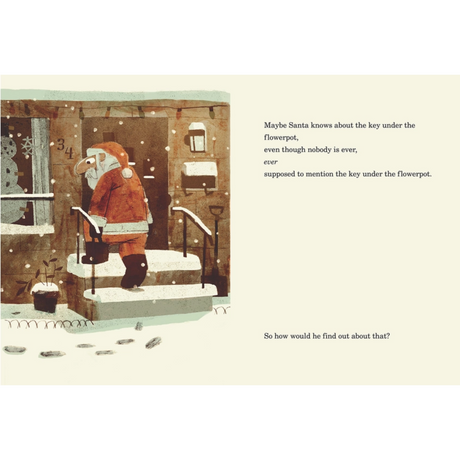 How Does Santa Go Down The Chimney? Book inside