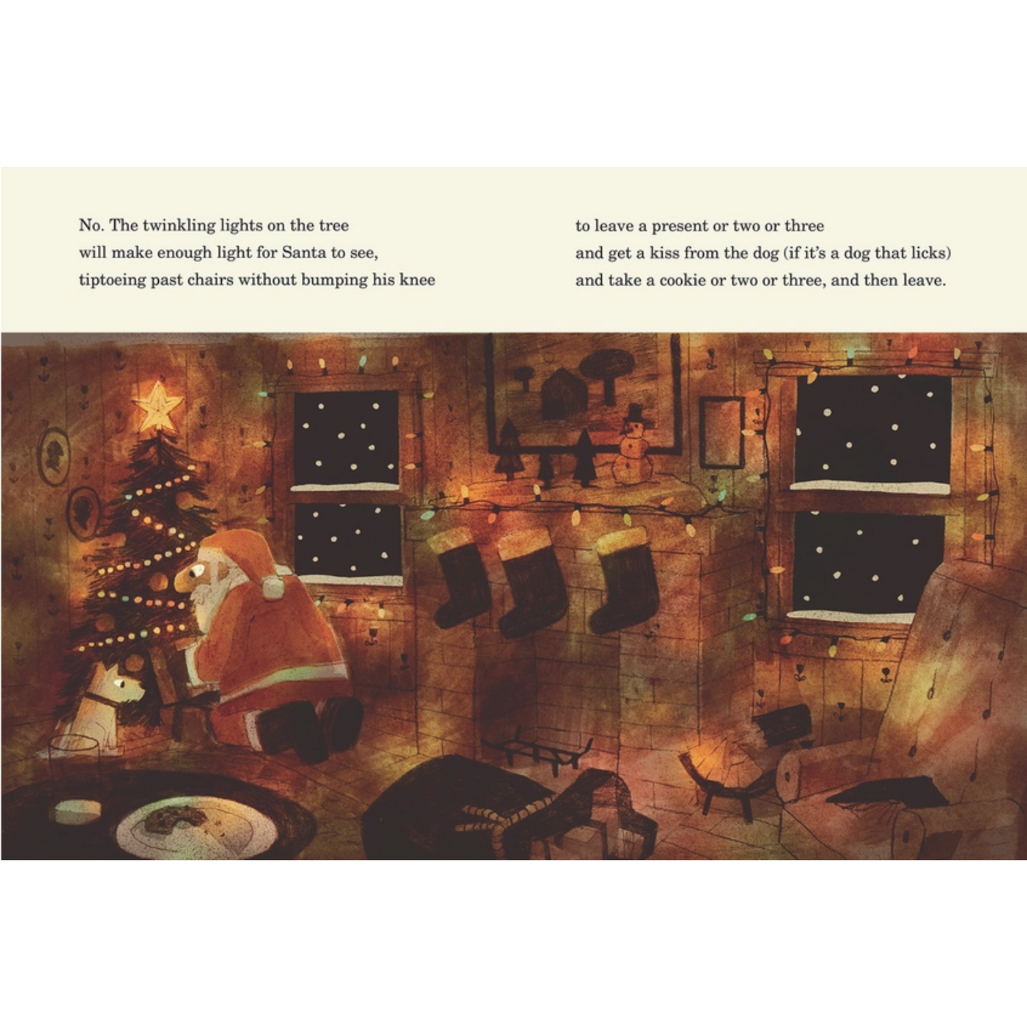 How Does Santa Go Down The Chimney? Book inside