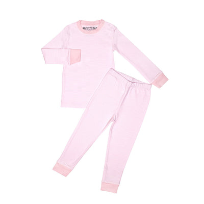 Classic Stripe Pajama Set in Pink