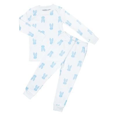 Sweet Bunny Pajama Set in Blue