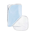Diamond Baby Towel + Wash Set in Light Blue/Navy