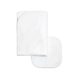 Diamond Baby Towel + Wash Set in White