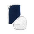 Diamond Baby Towel + Wash Set in Navy
