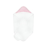 Popcorn Baby Towel + Wash Set in Light Pink
