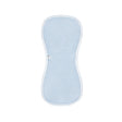 Popcorn Baby Burp Cloth in Light Blue