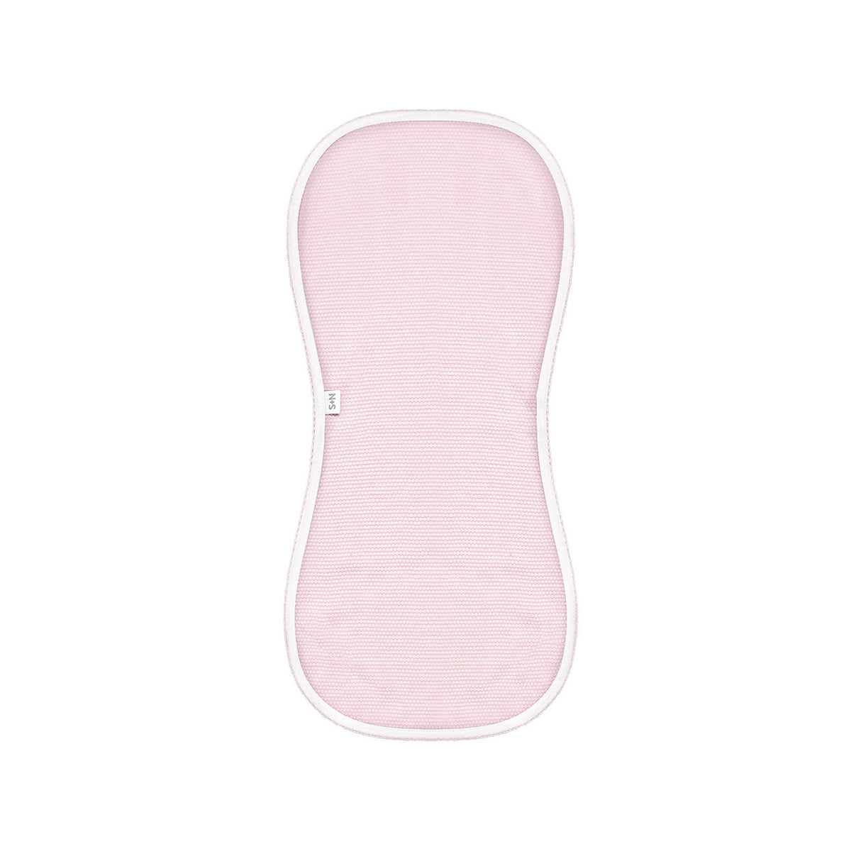 Popcorn Baby Burp Cloth in Light Pink