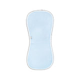 Diamond Baby Burp Cloth in Light Blue/Navy