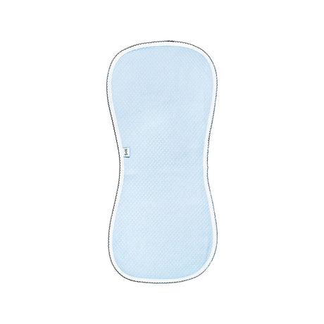 Diamond Baby Burp Cloth in Light Blue/Navy