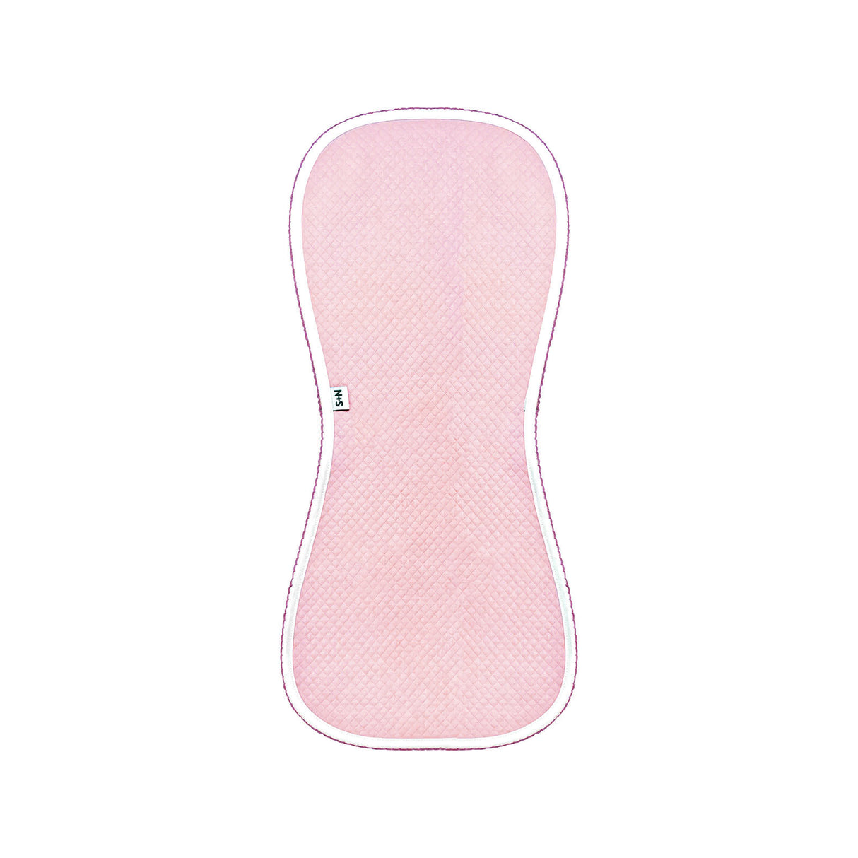 Diamond Baby Burp Cloth in Pink/Rosewood