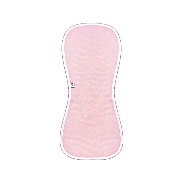 Diamond Baby Burp Cloth in Pink/Rosewood