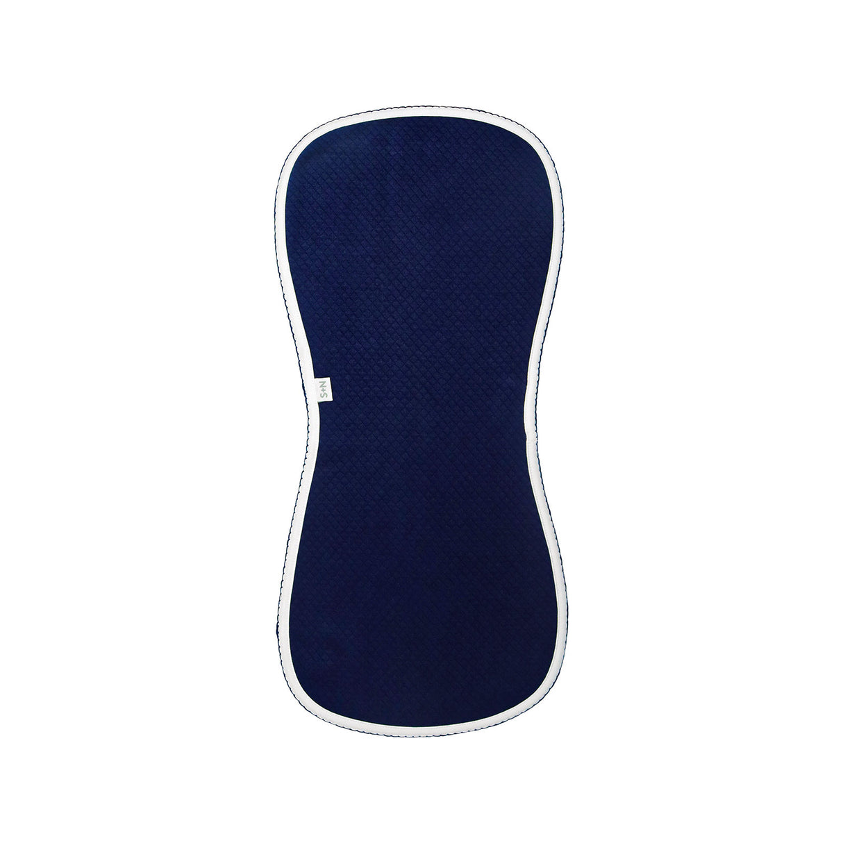 Diamond Baby Burp Cloth in Navy