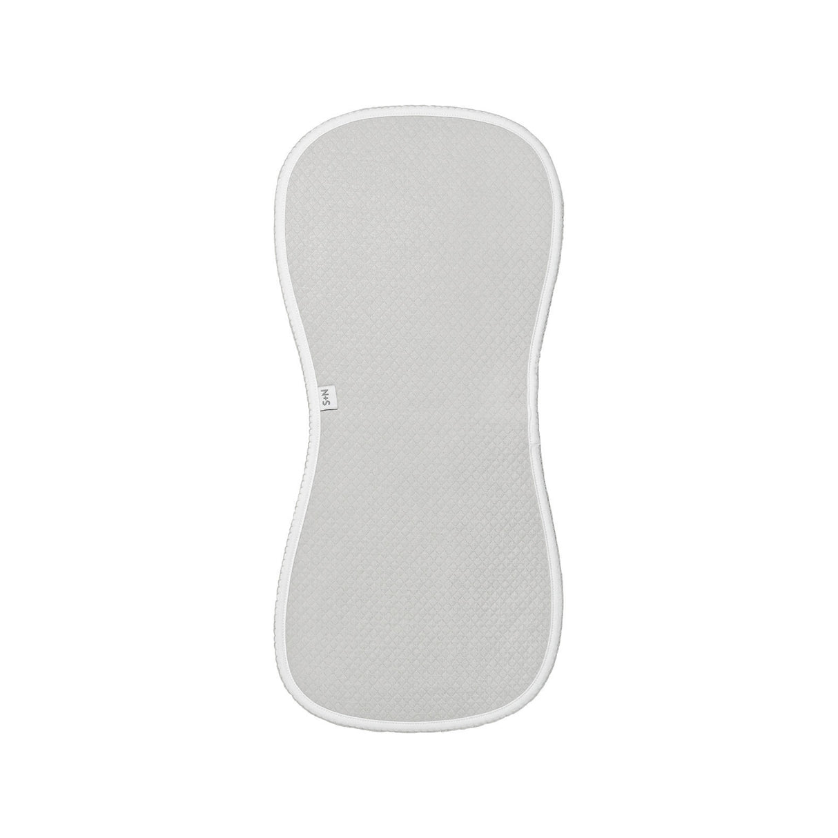 Diamond Baby Burp Cloth in Grey