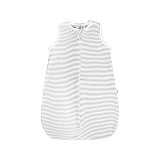 Classic Stripe Double Layer Sleep Sack in Grey