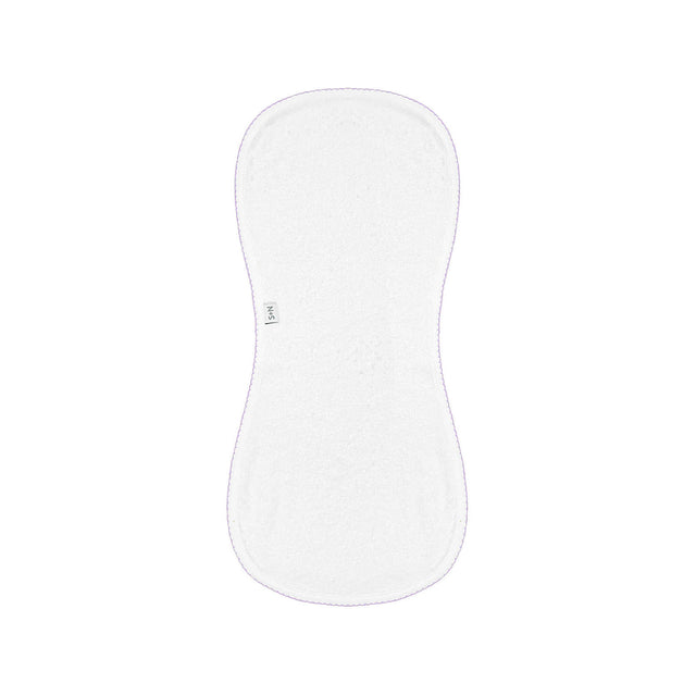 Terry/Picot Baby Burp Cloth in Lavender