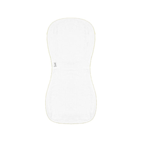 Terry/Picot Baby Burp Cloth in Yellow