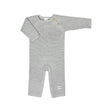 Baby Cozy Knit Romper in Grey