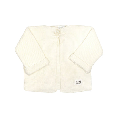 Baby Cozy Knit Sweater in Ivory