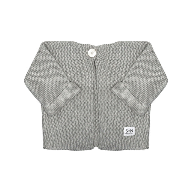 Baby Cozy Knit Sweater in Grey