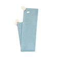 Pom Pom Knit Blanket - Slate