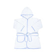 Kids Terry Cotton Bathrobe in Light Blue