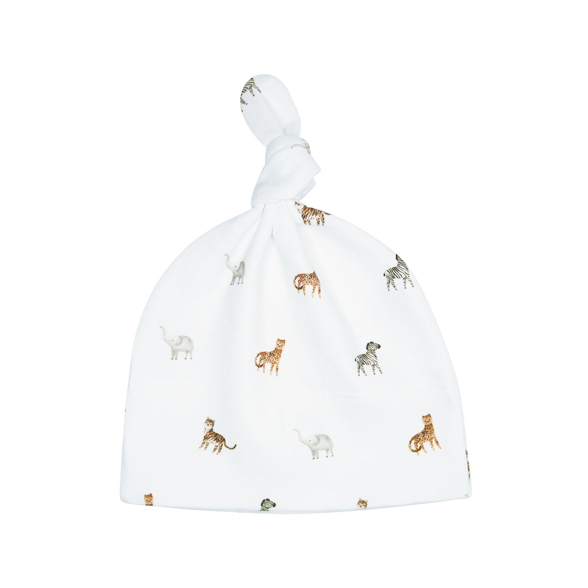 Safari Stroll Top-Knot Receiving Hat