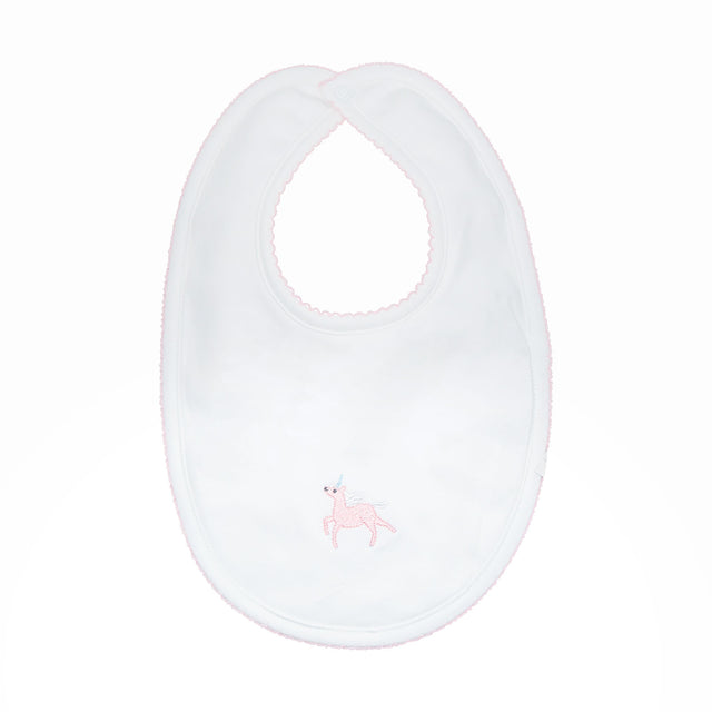 Embroidered Bib - Unicorn