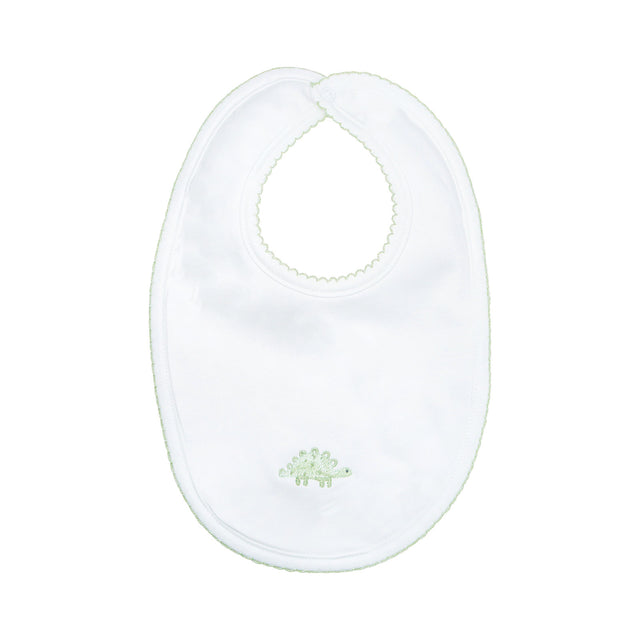Embroidered Bib - Dino