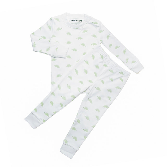 Leafy Dino Pajama Set