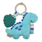 Dino Pal Plush and Teether in Blue