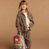 Kane Backpack in Metallic Ombre Fuzzy Hearts