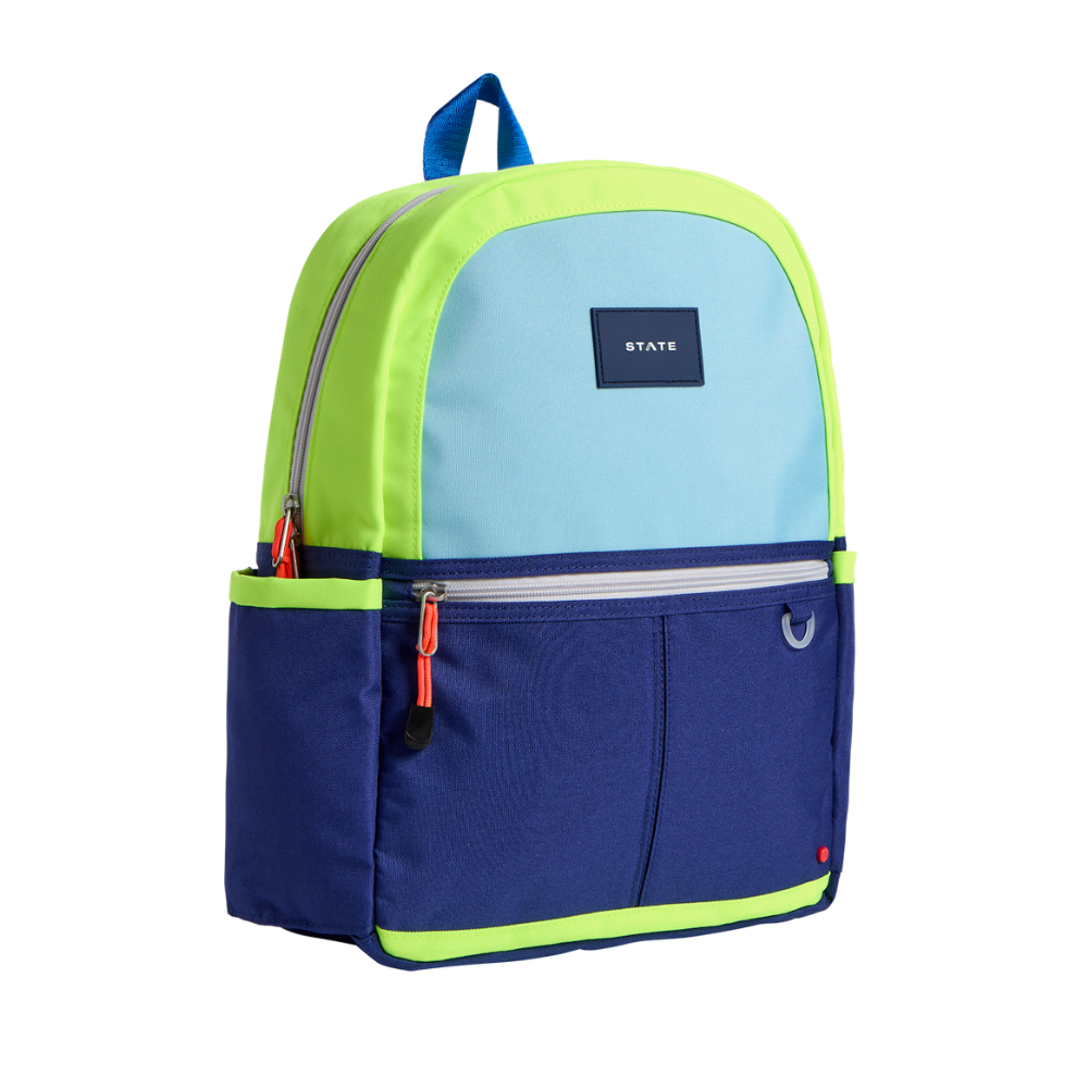 Kane Backpack in Navy/Neon