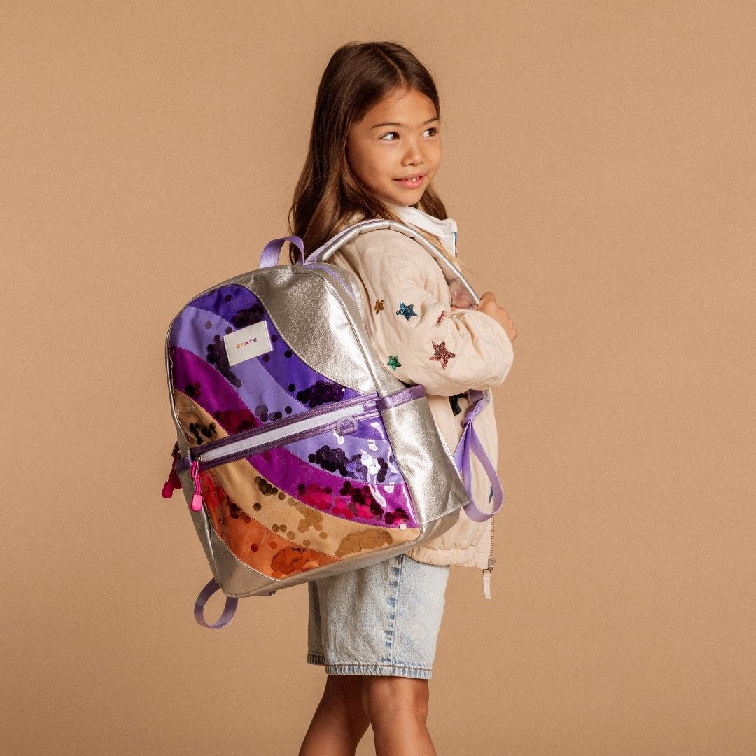 Kane Backpack in Sequin Wave