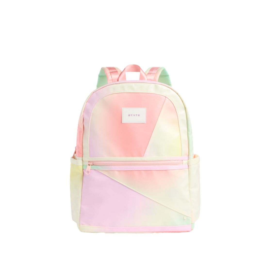 Kane Backpack in Metallic Tie Dye Patchwork