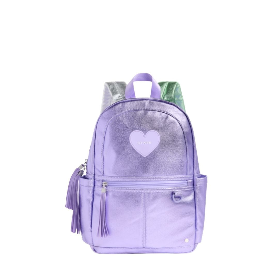 Kane Mini Backpack in Metallic Lilac